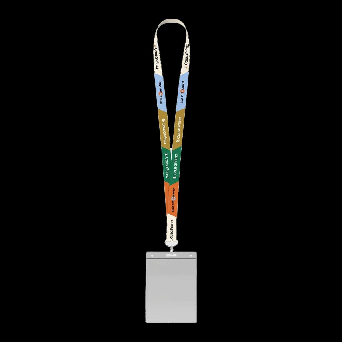 Full-color Causa Prima lanyard