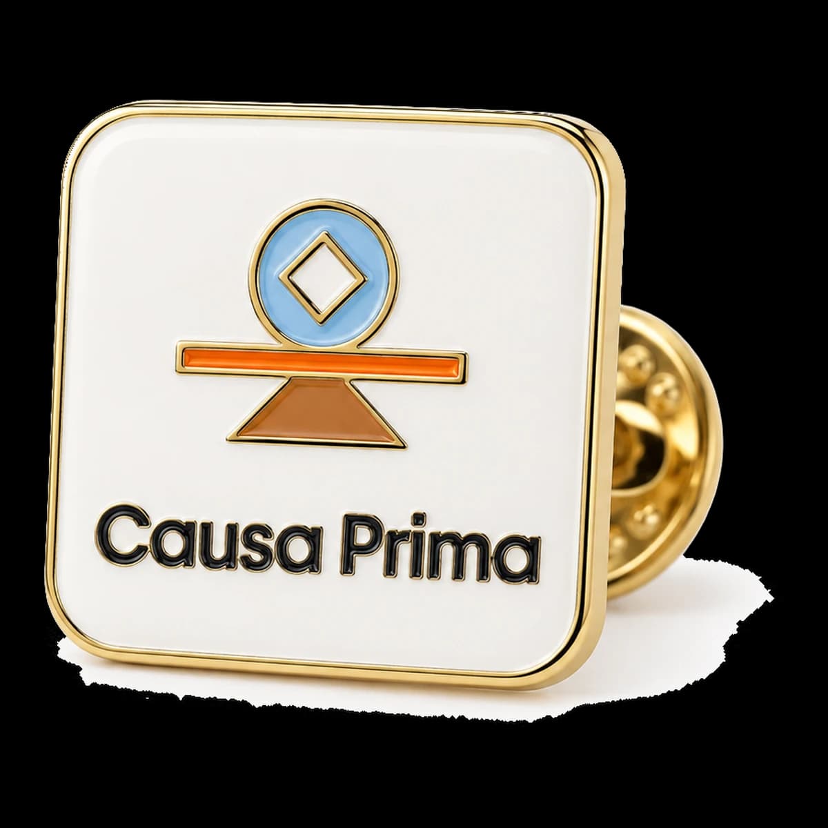 Enamel Oktoberfest pin with the Causa Prima logo